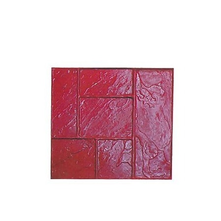 Texture Mat - Country Ashlar Red - 24 X 24
